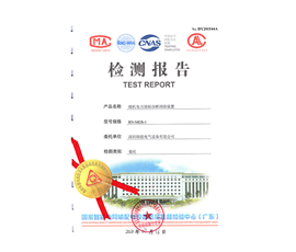 微机式二次消谐装置检测报告